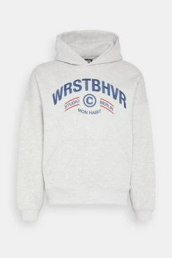 WRSTBHVR Moto Hoodie Unisex - Sweatshirt - Iced Grey Melange 12 WRSTBHVR Moto Hoodie Unisex - Sweatshirt - Iced Grey Melange -Gant shop f30d26180db442d4b3763f66820d9bf0 scaled