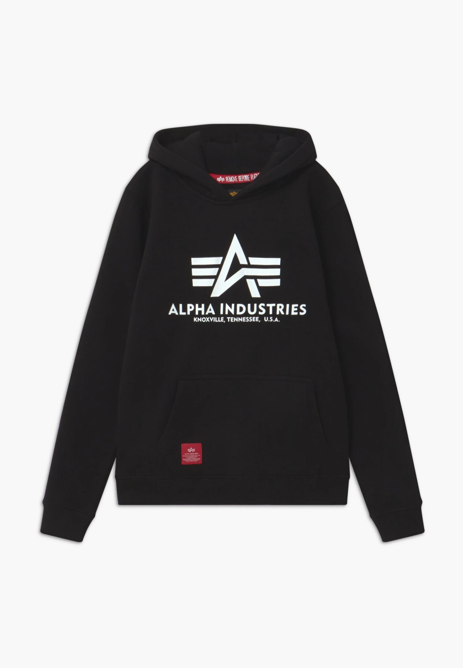 Alpha Industries Basic Hoody Kids Teens - Hoodie - Black 3 Alpha Industries Basic Hoody Kids Teens - Hoodie - Black