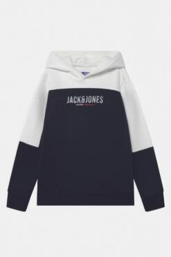 Jack & Jones Junior Jjedan Blocking Noos Jnr - Hoodie - Navy Blazer