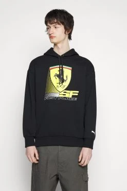 Puma Ferrari Race Big Shield Hoodie - Hoodie - Black