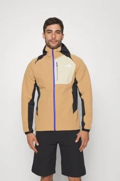 The North Face Hoodie - Softshelljakke - Almond Butter/Black Gravel