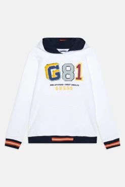 Guess Junior Hooded - Hoodie - Pure White
