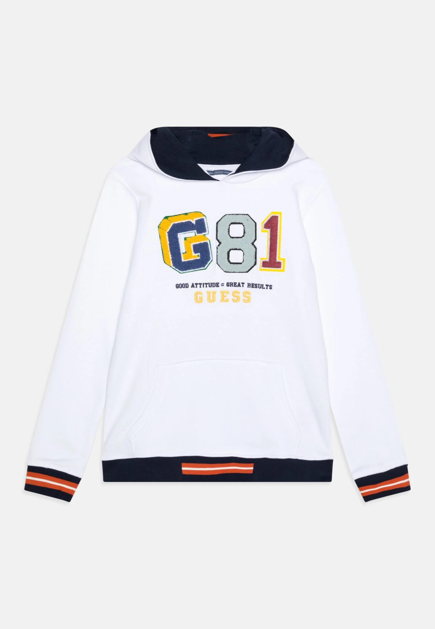 Guess Junior Hooded - Hoodie - Pure White 3 Guess Junior Hooded - Hoodie - Pure White