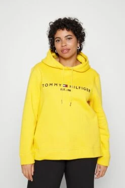 Tommy Hilfiger Curve Regular Hoodie - Hoodie - Countryside Yellow
