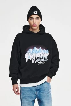 Pegador Rodney Oversized Hoodie Unisex - Hoodie - Black