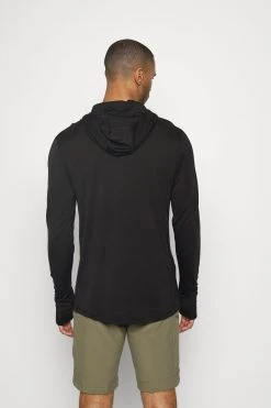 Icebreaker Merino Cool-Lite Ls Hoodie - Topper Langermet - Black -Gant shop f8247c5ffd0143509fad852dae102a73 scaled