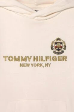 Tommy Hilfiger Crest Hoodie - Hoodie - Ancient White -Gant shop f8d290c620fe46eca098f26a4206fe00 scaled