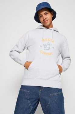 Makia Crowned Hooded Unisex - Hoodie - Light Grey -Gant shop f96cc1b4f4a74229a5439a0a158507d1 scaled