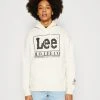 Lee Loose Logo - Hoodie - Ecru -Gant shop f9dbf8a6150a47b194b2beaee3c340b7