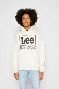 Lee Loose Logo - Hoodie - Ecru