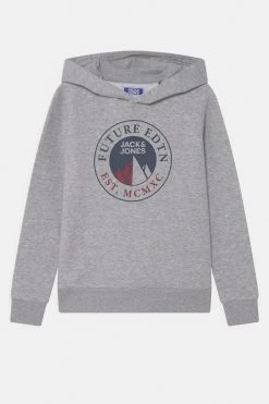 Jack & Jones Junior Hoodie - Light Grey Melange