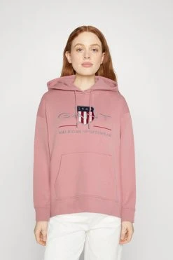 Gant Rel Archive Shield - Hoodie - Pink