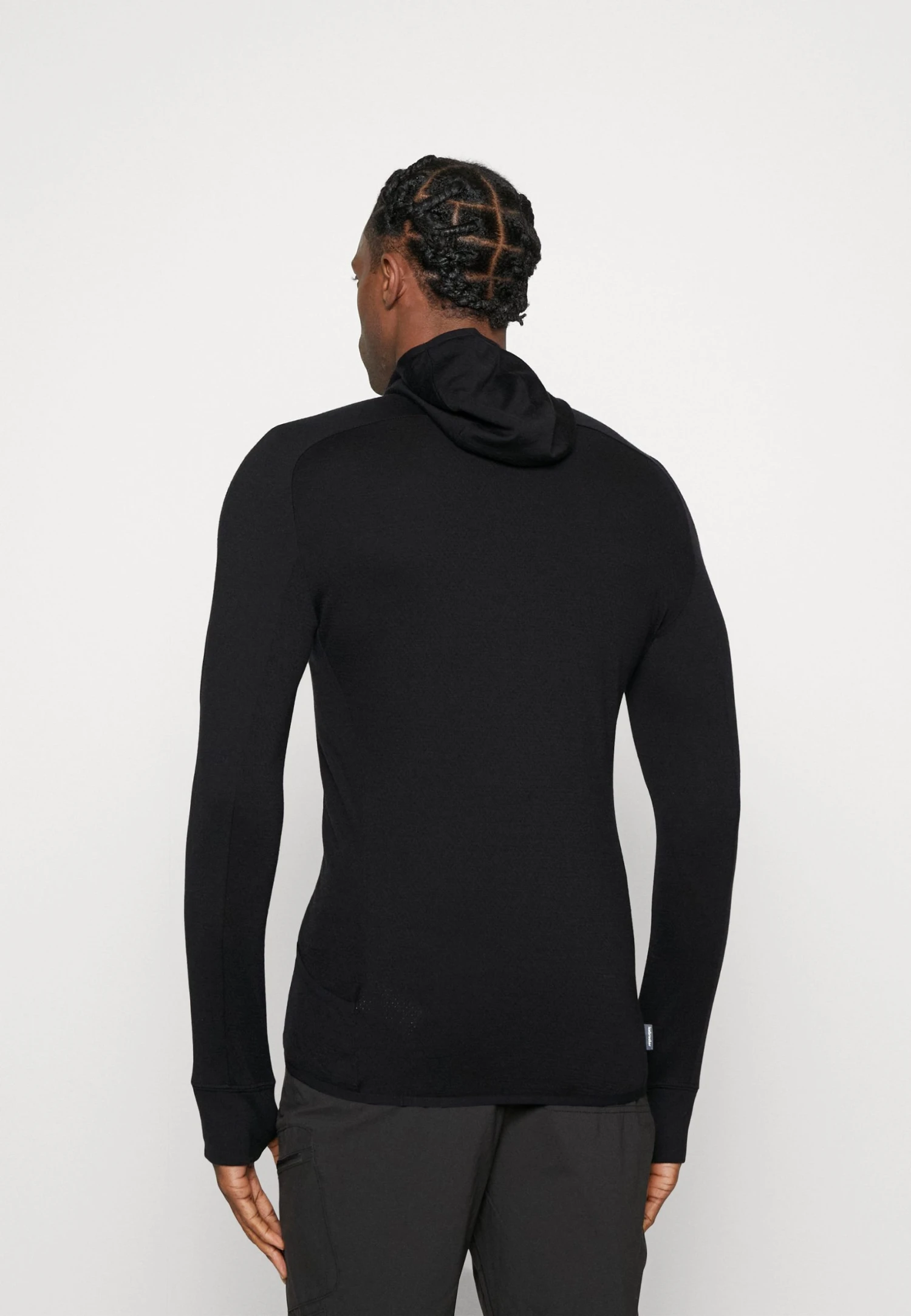 Icebreaker Men Zoneknit™ Zip Hoodie - Sweatjakke - Black 5 Icebreaker Men Zoneknit™ Zip Hoodie - Sweatjakke - Black - Bilde 3