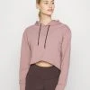 ICANIWILL Stride Cropped Hoodie - Sweatshirt - Light Mauve -Gant shop fae32a197464451c8329898d8b1fd0cb