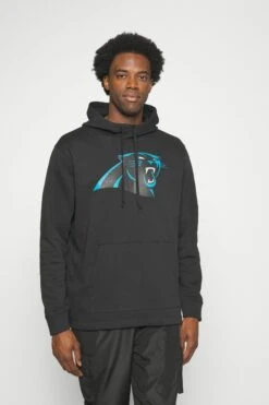 Nike Performance Nfl Carolina Panthers Mens Pullover Hoodie - Klubbklær - Black