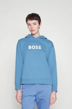 Boss Edelight - Hoodie - Open Blue