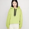 Levi's Akane Rusched Hoodie - Sweatshirt - Moss -Gant shop fd9abd63c72f46a68effb463de22e371