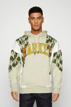 Puma Market Relaxed Hoodie Unisex - Hoodie - Putty