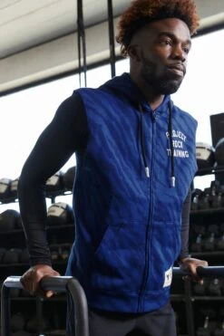 Under Armour Rival - Hoodie - Blue Mirage