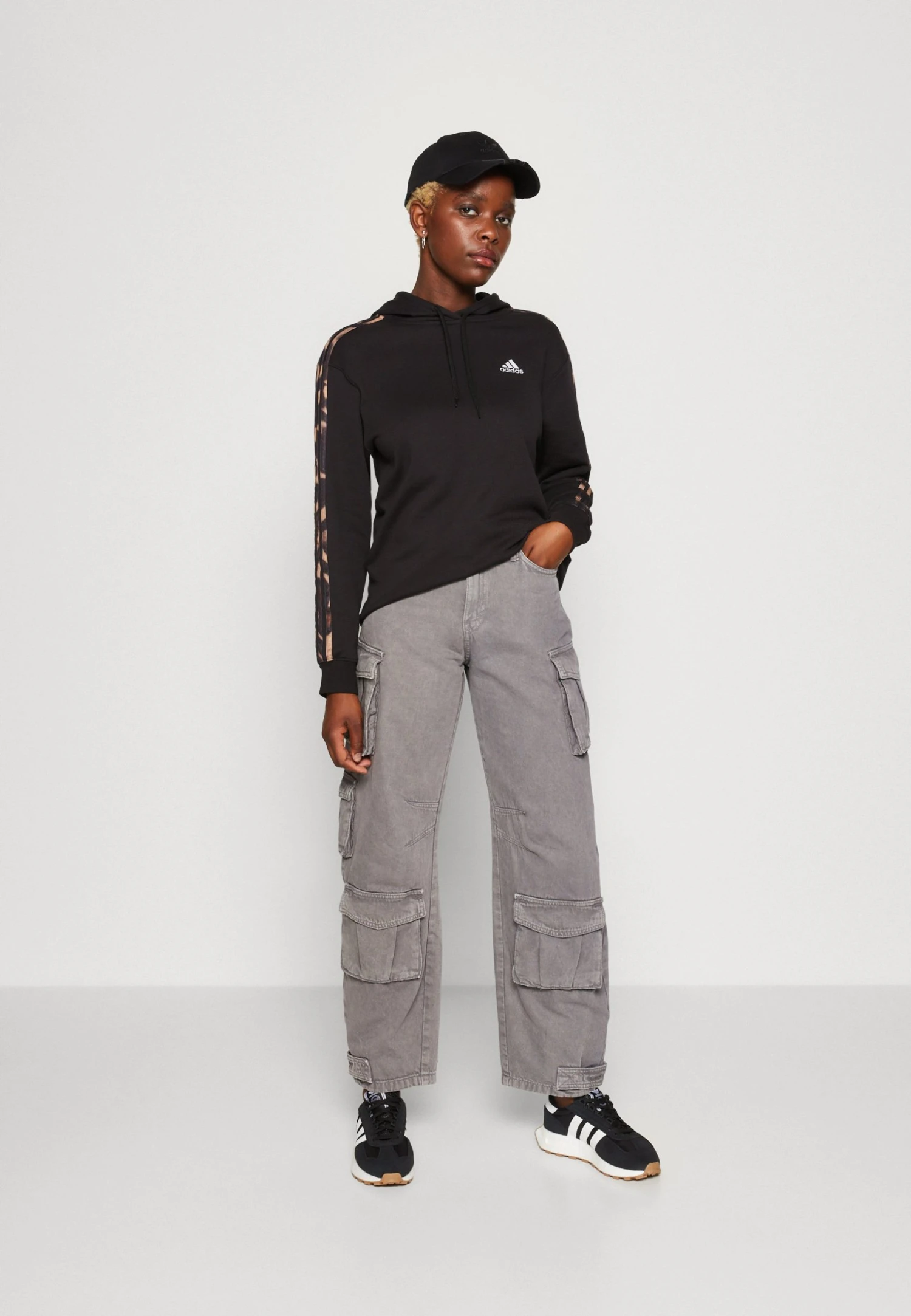 Adidas Sportswear Hoodie - Black/Multicolor 4 Adidas Sportswear Hoodie - Black/Multicolor - Bilde 2